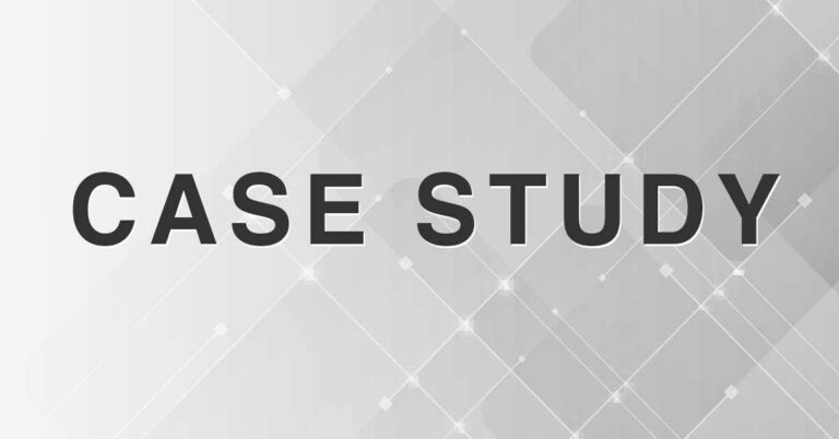 A black and white logo with the words case study for an Electrical and HVAC Company.